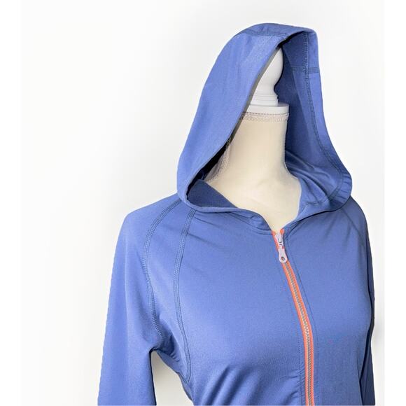 Title Nine Small Regulator Dress Purple Hooded Coral 1/4 Zip Bias Cut Pickleball - Picture 4 of 8
